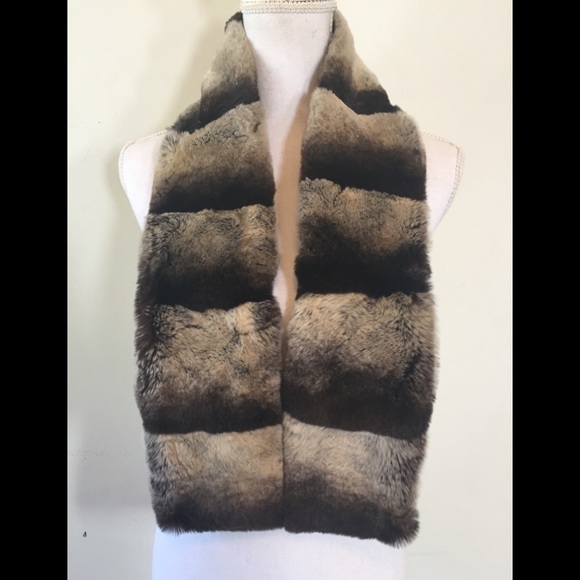 Adrienne Landau Accessories - Adrienne Landau rabbit fur scarf